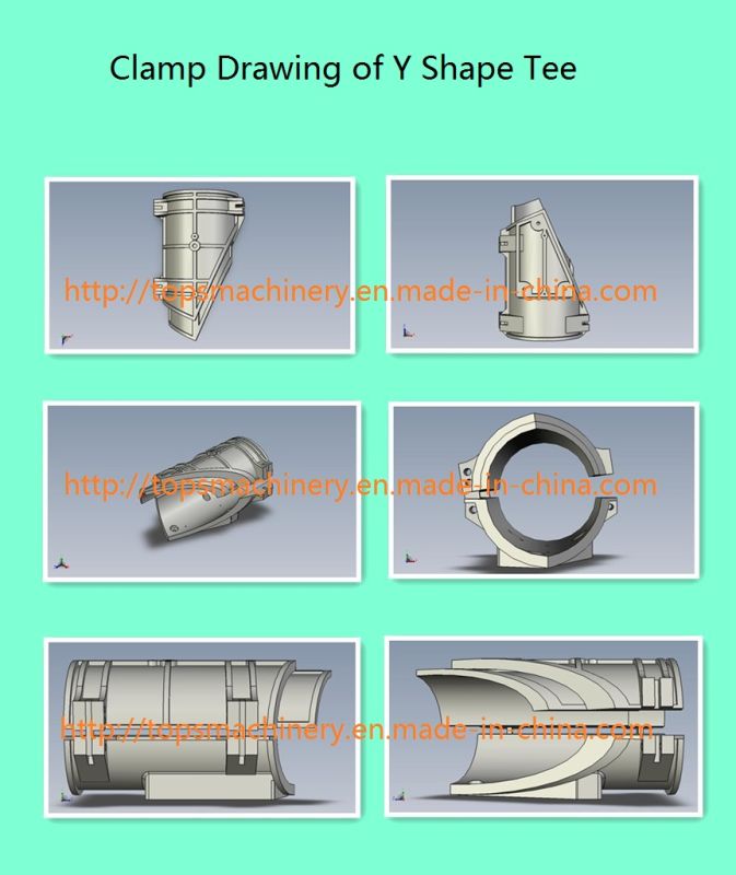 Multi-Angle Workshop Hydraulic Heat Fusion HDPE Pipe Tube Elbow Tee Cross-Tee Fitting Fabricating Butt Welding Machine Welder