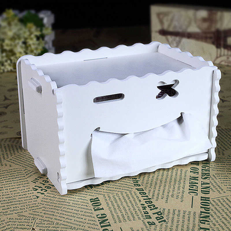 European Style Creative Design Wooden Tissue Box (ZJH036)