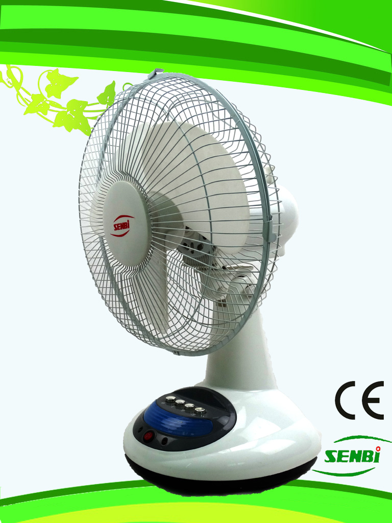 12 Inches Rechargeable Fan Solar Table Fan DC Fan FT-30DC-Rd