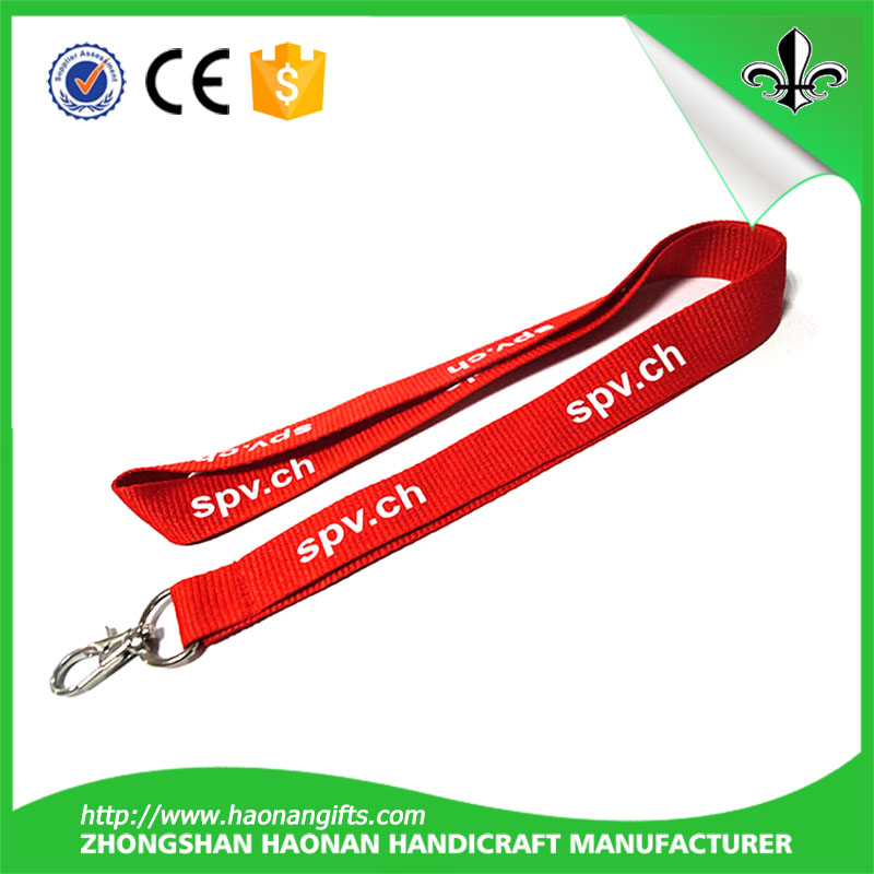 Dye Sublimation Printed Lanyards Silkscreen Printing Lanyards with Your Logo