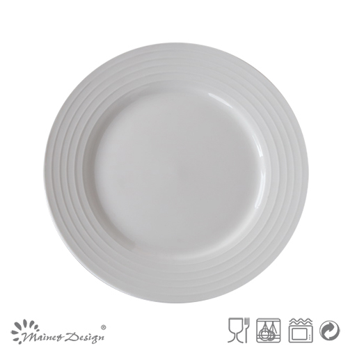 Porcelain Ceramic Embossed Dinner Set