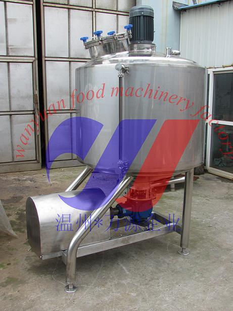 Steam Heating Jacketed Mixng Tank with Agitator