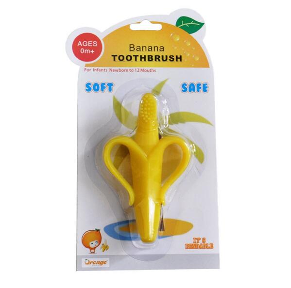 Baby Teether Silicone Soft Teeth Grind Toy Infant Toothbrush