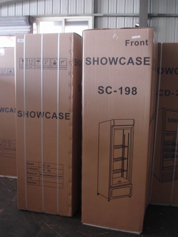 Commercial Supermarket Showcase Glass Door Display Refrigerator