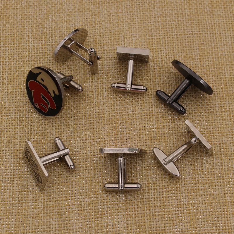 2015 Newest Classical Man Silver French Cuff Links