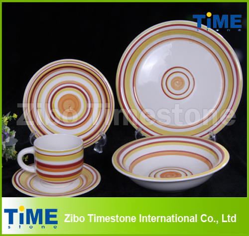 Hot Sale Stoneware Handpainted Dinnerware Set