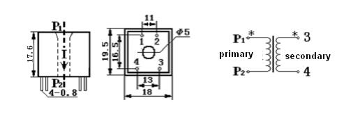 Lcta38ce Ultra-Micro PCB Mounting Current Transformer