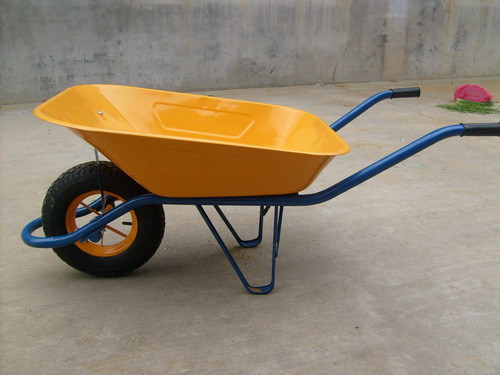 Heavy Load Yellow Mobile Garden Barrow Cart Wb6400