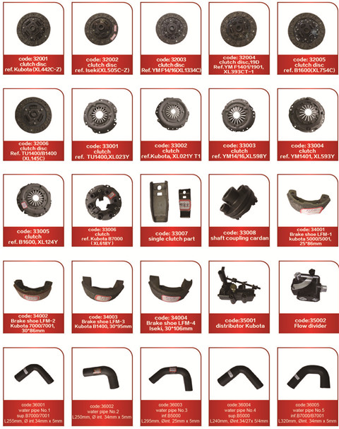 Agricultural Machine Parts Japanese Tractor Spare Parts