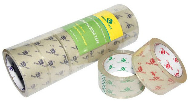 Box Sealing Tape, OPP Packing Tape, Super Crystal Clear Adhesive Tape