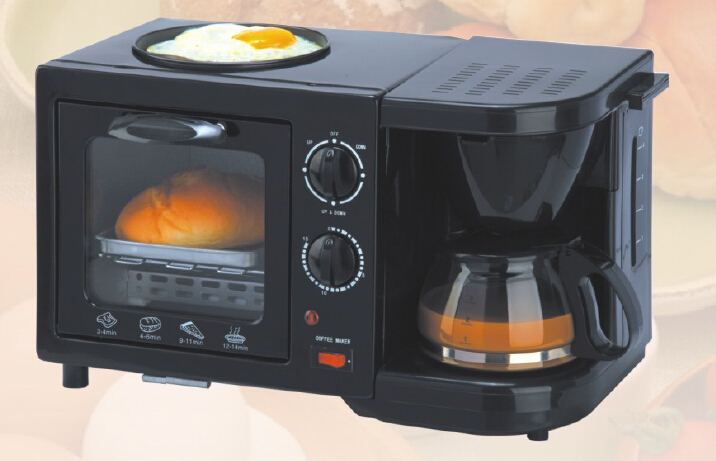 Unique 3 in 1 Breakfast Maker Oven Set for Home