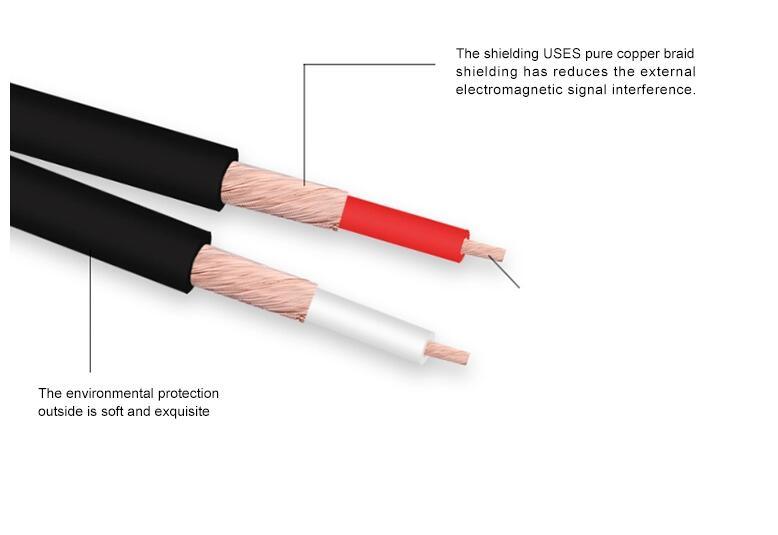 Stereo 3.5mm Male to 2RCA Audio Cable