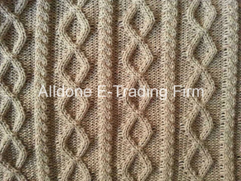 Knit Fabric for Knitting Baby Blanket Wrap Throw