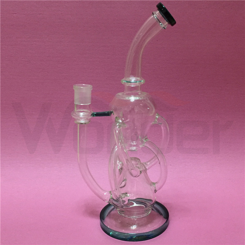 Glass Smoking Water Pipe with Wonder Brand