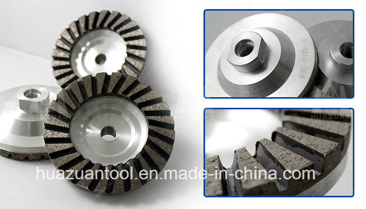 Long Using Life Diamond Taper Cup Grinding Wheel for Stone Grinding