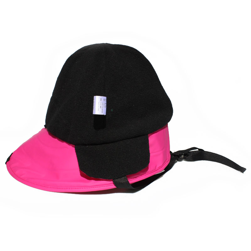 Rose Red PU Rain Hat /Rain Cap/Raincoat for Adult