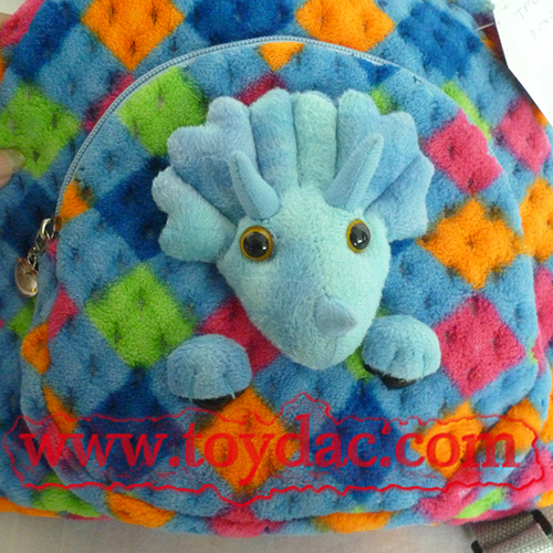 Plush Kids Dinosaur Backpack