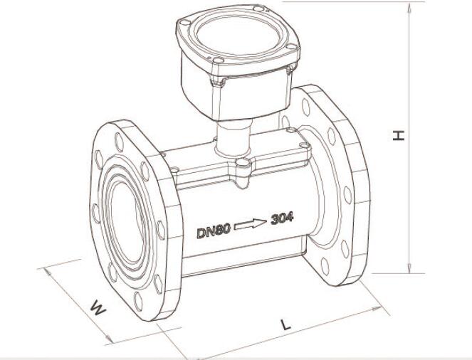 Hot Sale Building Ultrasonic Heat Meter with Modbus/RS485