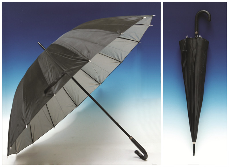 Auto Open Silver Coating Straight Umbrella (SK-002)