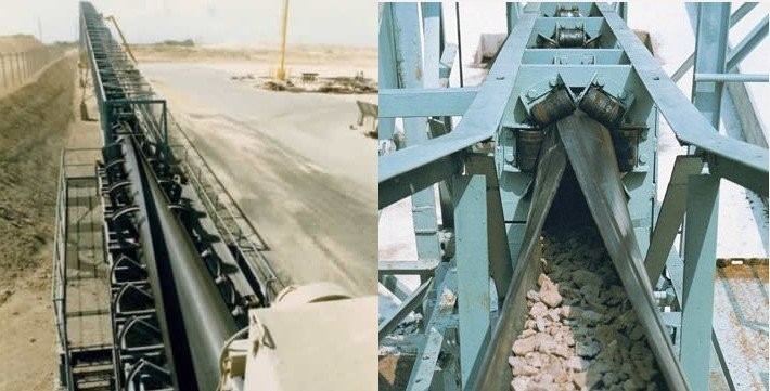 Pipe Conveyor Belt Used for Coal Mining