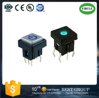 10*10mm Micro Switch Illuminated Switch (FBELE)