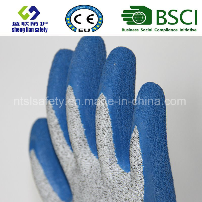 Cut Resistant Safety Work Glove with Latex Coated