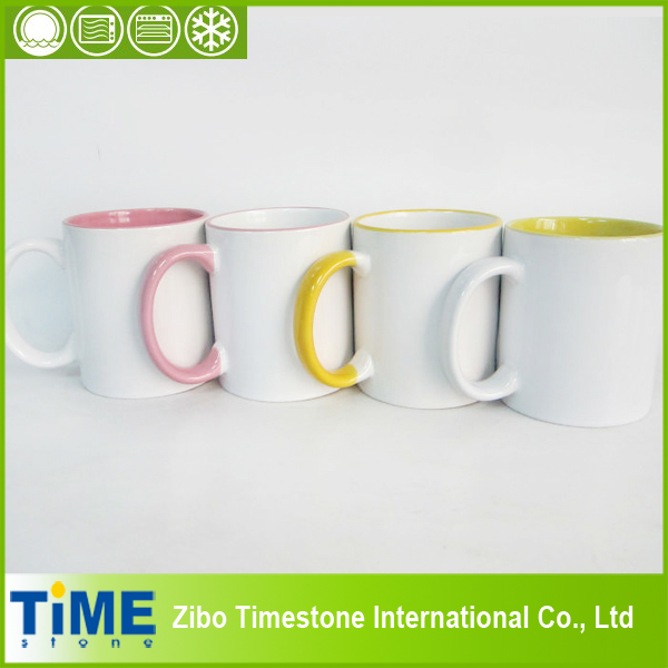 Ceramic Color-Inside Sublimation Mug (7102DC)