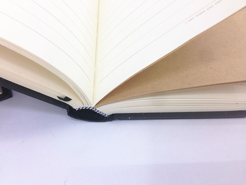 A6 Vintage New Tear Black Cardboard Hard Book Notebook for Paiting Drawing Diary Journal Creative Gift