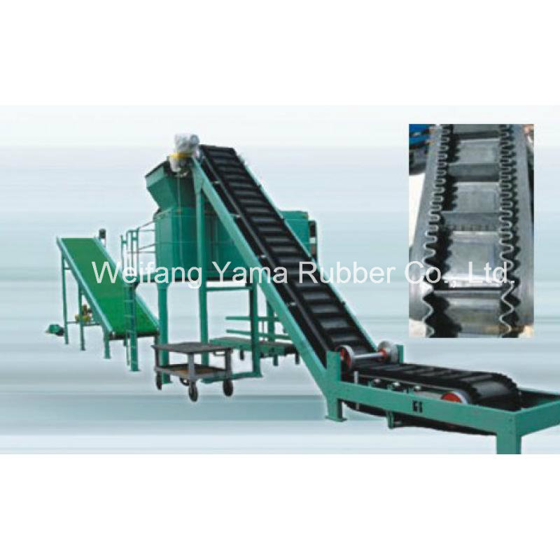 Sidewall Rubber Conveyor Belt with Cleat for Grain Transportation Made in China