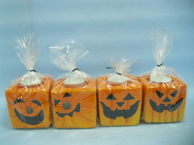 Halloween Candle Shape Ceramic Crafts (LOE2372-E7z)