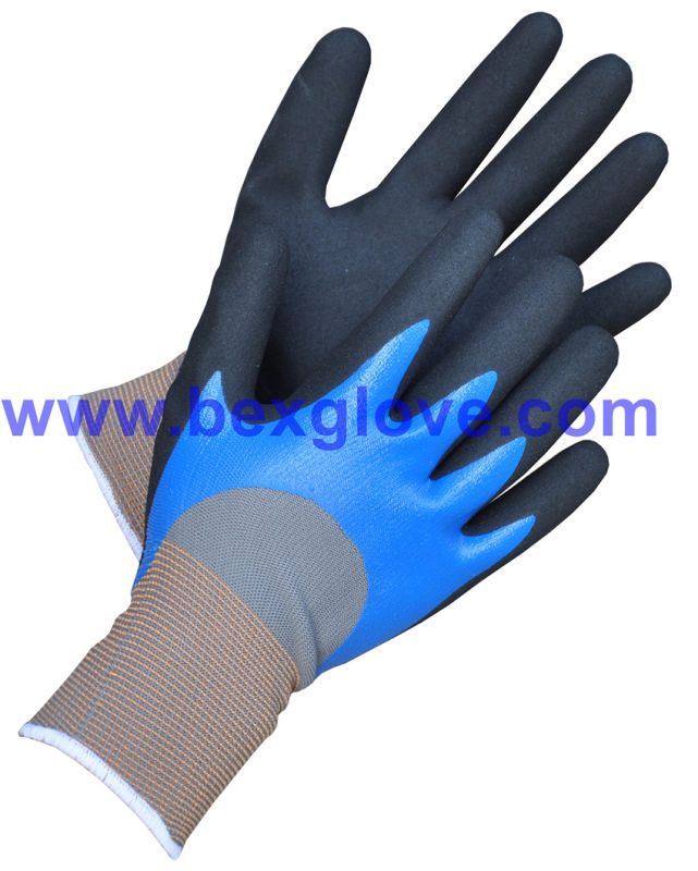 Nitrile Double Coated Working Glove