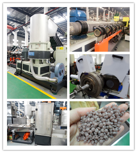 280-350kg/H PE/PP Film Agglomeration Pelletizing Line