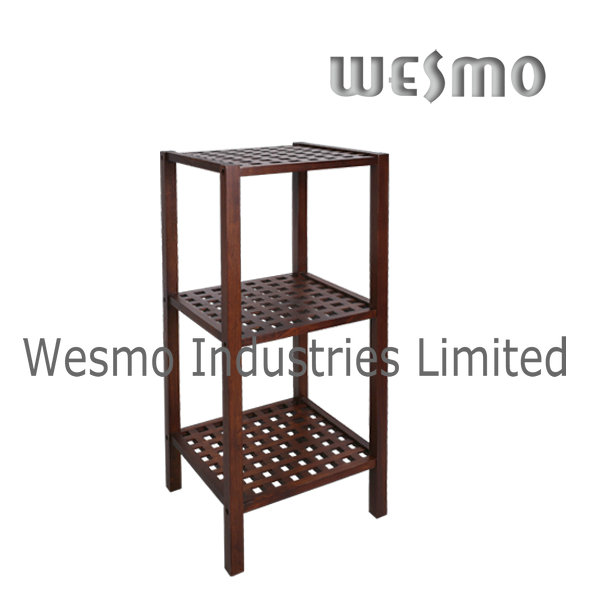 Rubber Wood Bathroom Rack (WRW0503B)