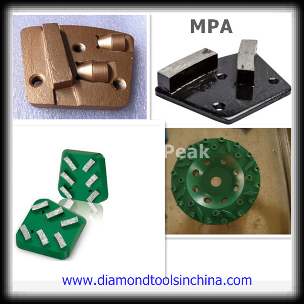 Diamond Grinding Plates for Polishing Concrete and Epoxy Resin Floor