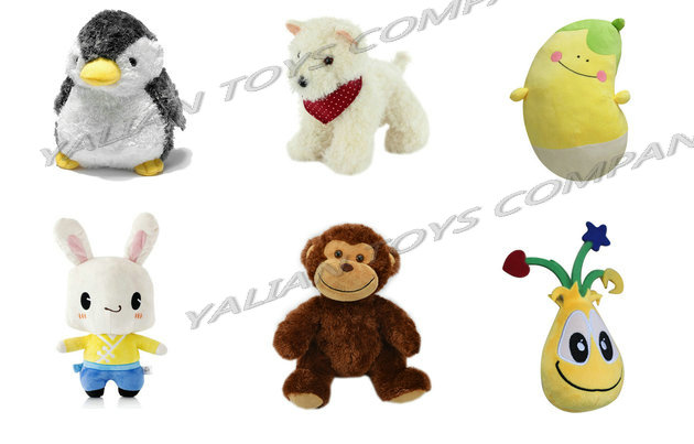 Mini Size Teddy Bear Plush Stuffed Soft Toy Keychains