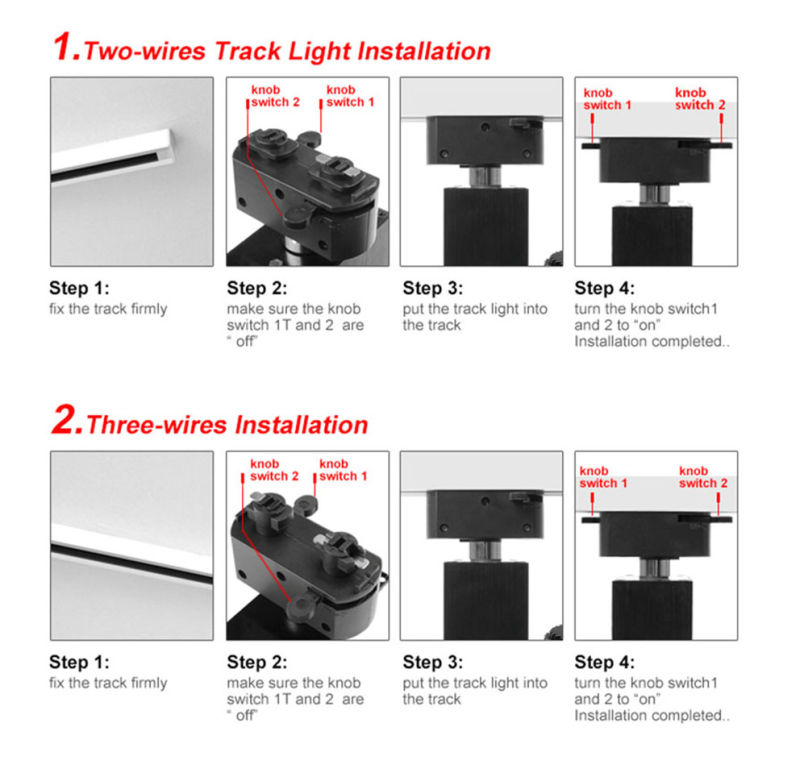 20W LED Track Light with CE RoHS Approved