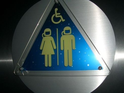 Toilet Notice Reminder LED Acrylic Door Sign