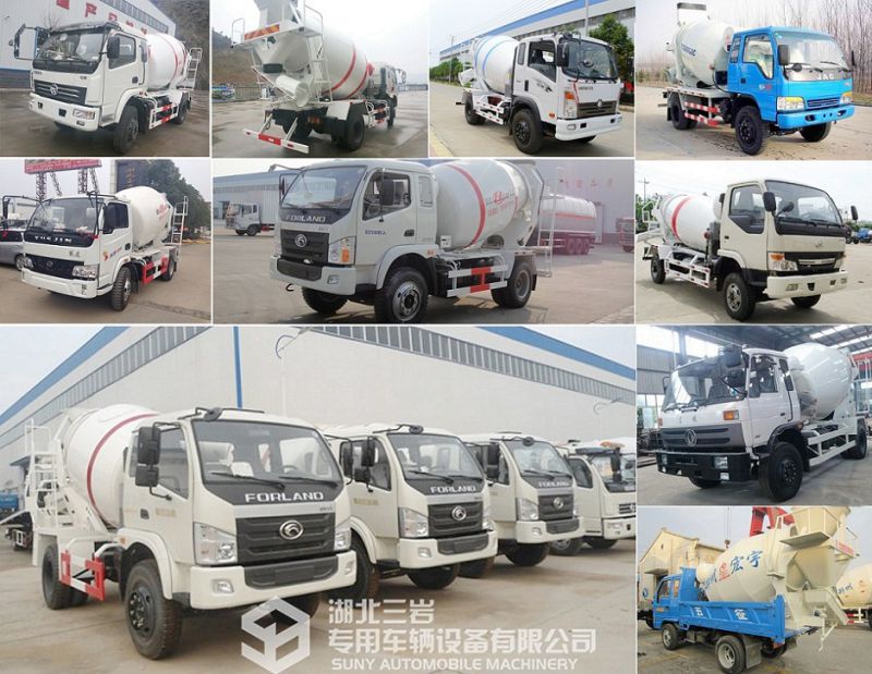 190HP Rhd Dongfeng 6 Cubic 4X2 Concrete Mixer Truck