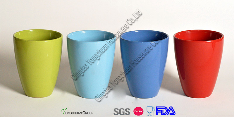 Ceramic Two Tone Decorative Plant Pots Set