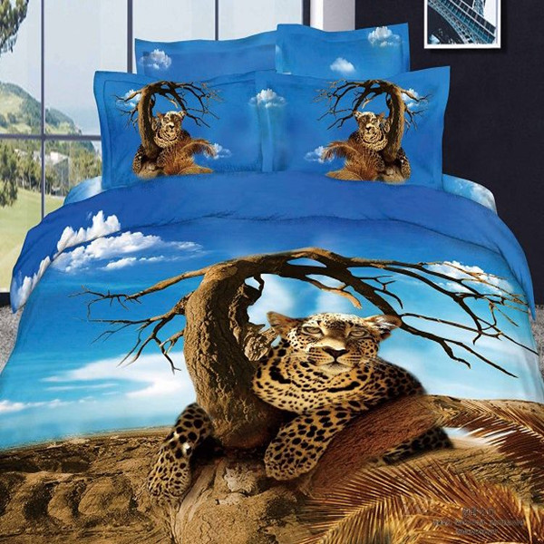 100% Cotton New Design Wholesale Queen Size 3D Bedding Set