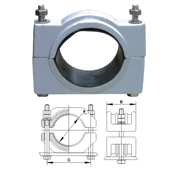 Jgw & Jgh Type Hv Single Core Cable Clamp