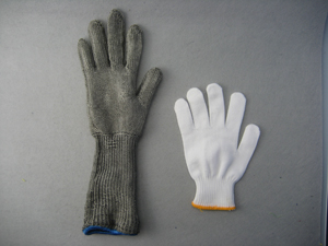 Metal Mesh Cut Resistant Level 5 Long Sleeve Work Glove