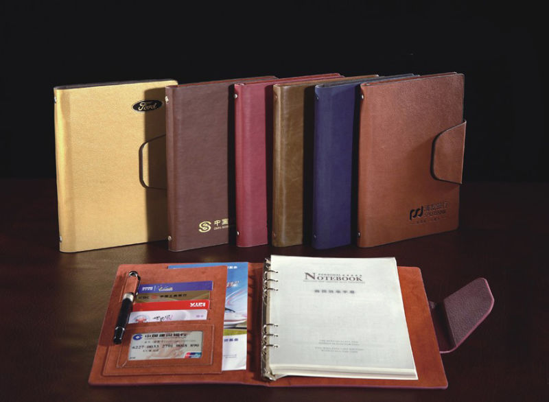 Professional Manufacture of High Quality PU Leather Notebook