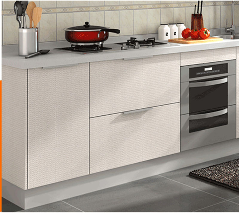 Melamine Pole Simple Kitchen Cabinet