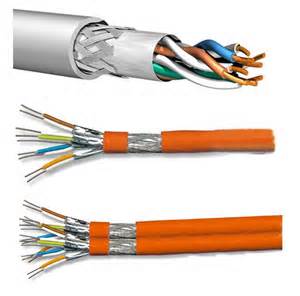 4pairs 23AWG LSZH SFTP Cat7 LAN Cable