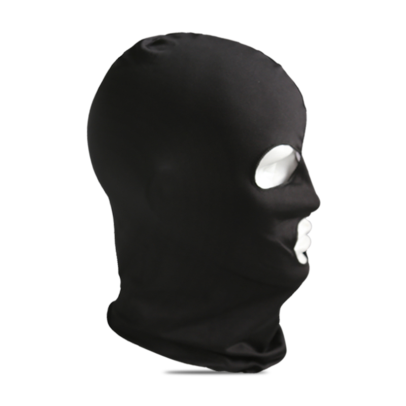 Outdoor Sports Military Airsoft Tactical Head Hood 3 Hole Head Face Mask Protector