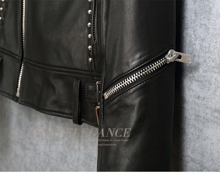 New Design Fashion Genuine Sheep Leather Clothing for Women