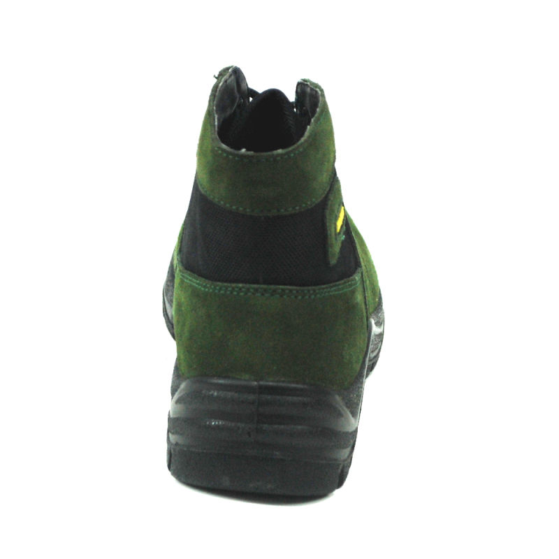 Green Suede Gentleman Style Safety Shoes (HQ03050)