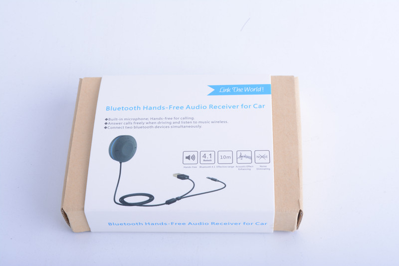 Wireless Car Bluetooth Music Receiver with Stereo Output