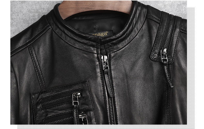 New Design Women's Genuine Leather Jacket